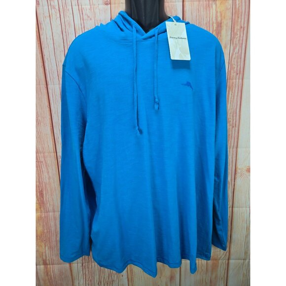 Tommy Bahama Bali Beach Long Sleeve Hoodie XL 100% Cotton NWT NEW - Picture 1 of 7